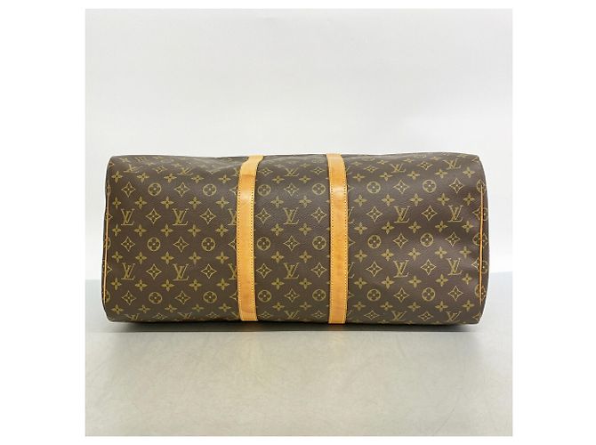 Louis Vuitton Boston Monogram Keepall 55 Tasche Braun - Ansicht 3