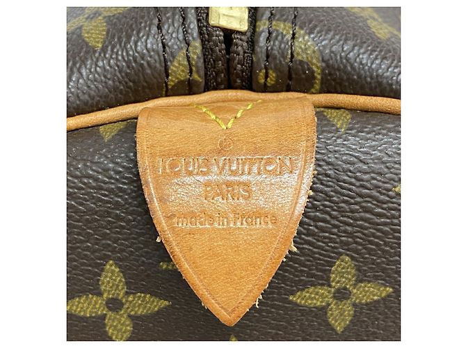 Louis Vuitton Boston Monogram Keepall 55 Tasche Braun - Ansicht 5