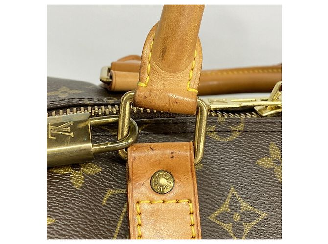 Louis Vuitton Boston Monogram Keepall 55 Tasche Braun - Ansicht 9