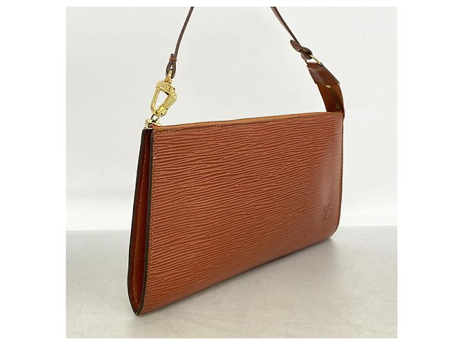 Louis Vuitton Epi Pochette Accessoires Pouch in Kenyan Brown Marrone - vista 2