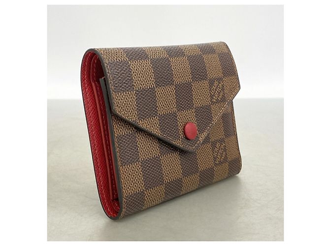 Portafoglio Louis Vuitton Tri-fold in Ebene Damier ebene - vista 2