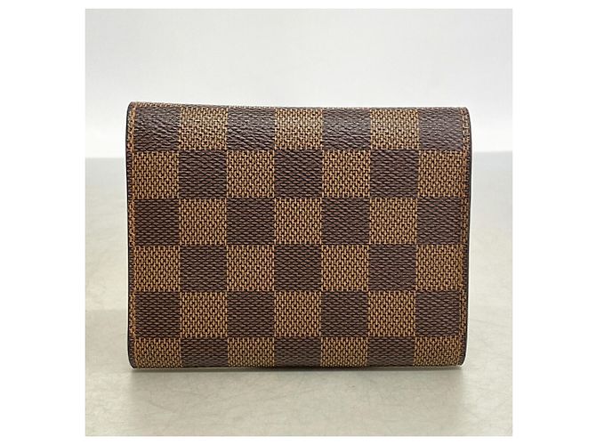Portafoglio Louis Vuitton Tri-fold in Ebene Damier ebene - vista 6
