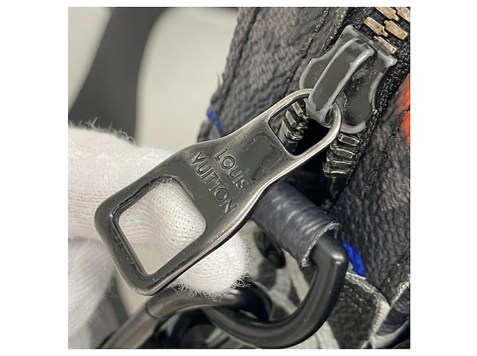 Sac à bandoulière Trio Monogram Eclipse Louis Vuitton Noir - vue 10