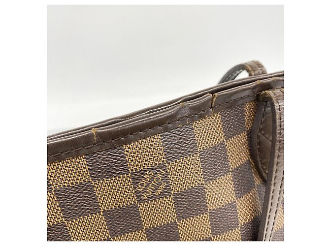 Borsa Tote Louis Vuitton Damier Neverfull PM N51109 Ebene Damier ebene - vista 11