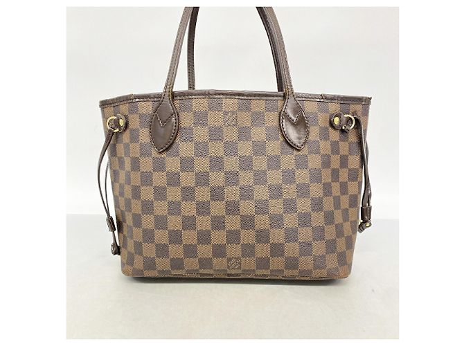 Borsa Tote Louis Vuitton Damier Neverfull PM N51109 Ebene Damier ebene - vista 13