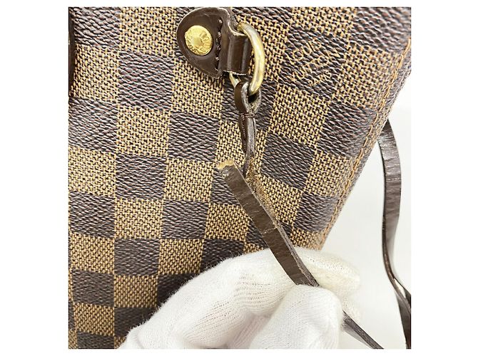 Borsa Tote Louis Vuitton Damier Neverfull PM N51109 Ebene Damier ebene - vista 8