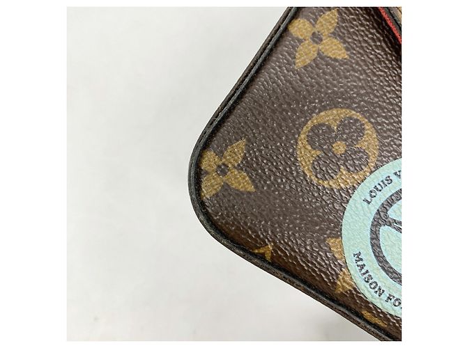 Louis Vuitton Monogram Pochette Felice M62145 Brown Portafoglio/Borsa a Tracolla da Donna Marrone - vista 6