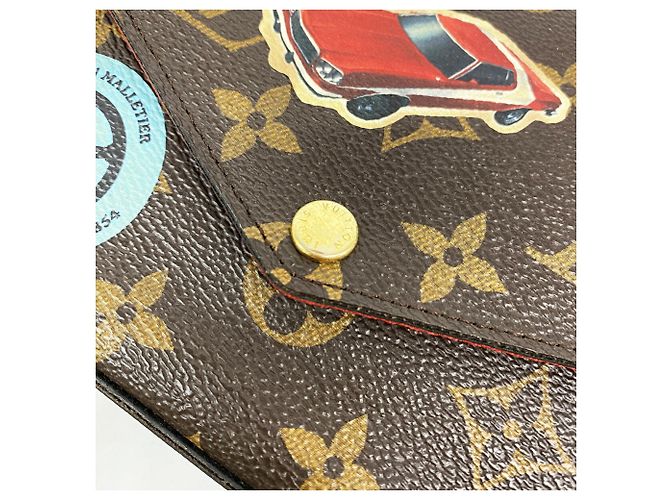 Louis Vuitton Monogram Pochette Felice M62145 Brown Portafoglio/Borsa a Tracolla da Donna Marrone - vista 7