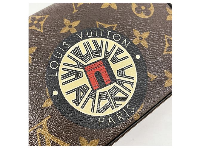 Louis Vuitton Monogram Pochette Felice M62145 Brown Portafoglio/Borsa a Tracolla da Donna Marrone - vista 8