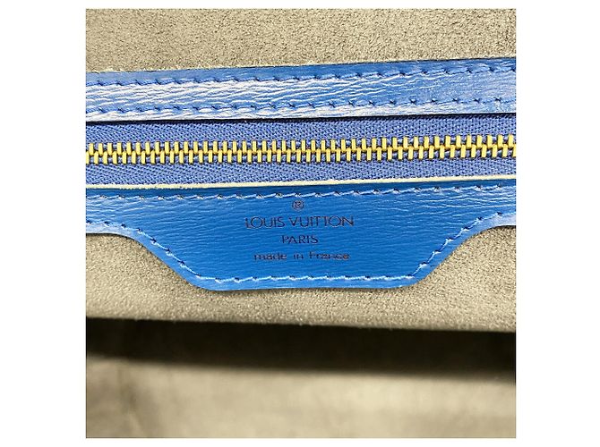 Borsa a tracolla Louis Vuitton Epi Saint Jacques in Toledo Blue - vista 5