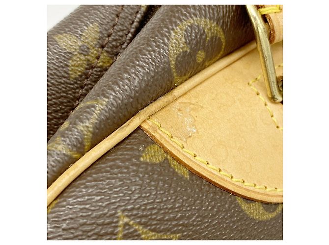 Borsa Louis Vuitton Monogram Deauville Marrone - vista 10