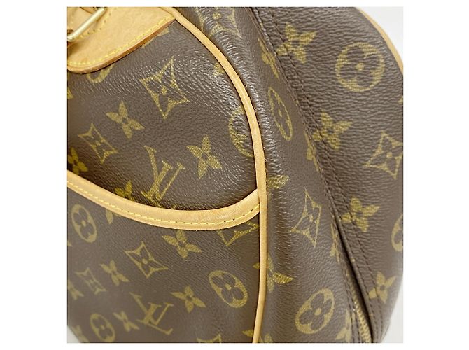 Borsa Louis Vuitton Monogram Deauville Marrone - vista 11