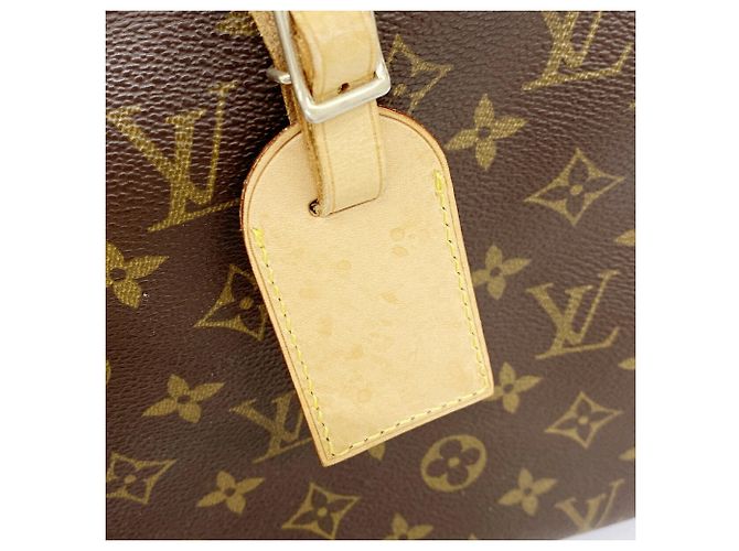 Borsa Louis Vuitton Monogram Deauville Marrone - vista 15