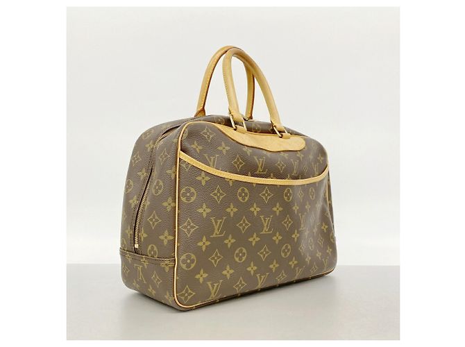 Borsa Louis Vuitton Monogram Deauville Marrone - vista 2