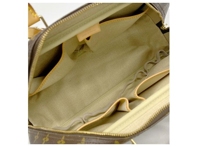 Borsa Louis Vuitton Monogram Deauville Marrone - vista 4