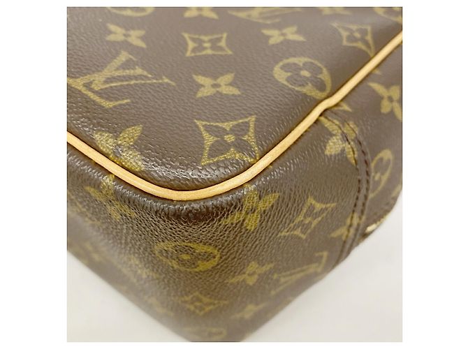 Borsa Louis Vuitton Monogram Deauville Marrone - vista 6