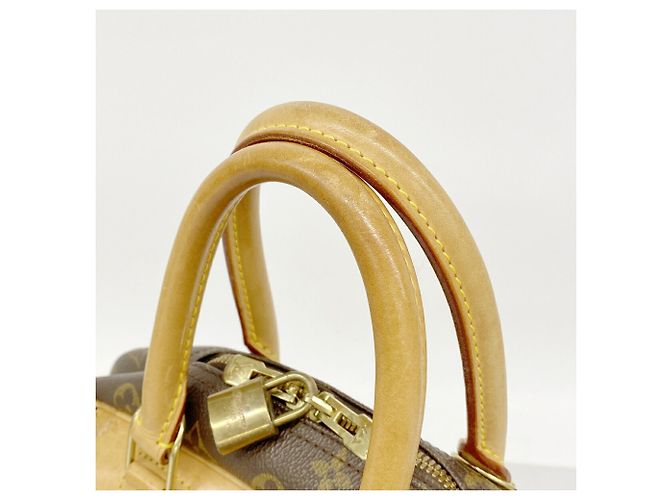 Borsa Louis Vuitton Monogram Deauville Marrone - vista 9