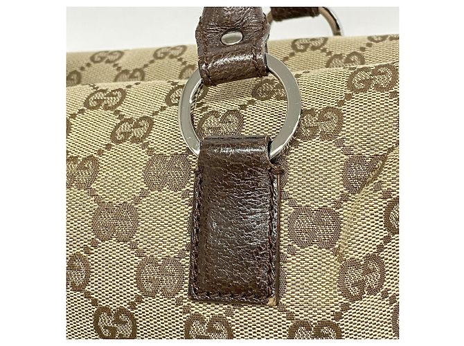 Borsa Gucci in tela GG marrone - vista 10