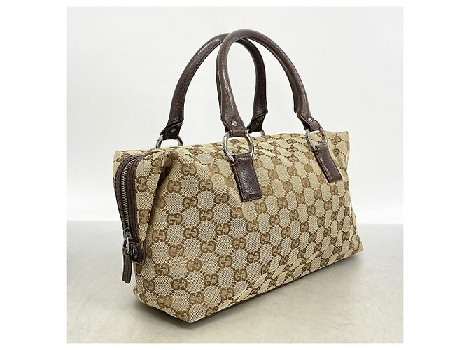 Borsa Gucci in tela GG marrone - vista 2
