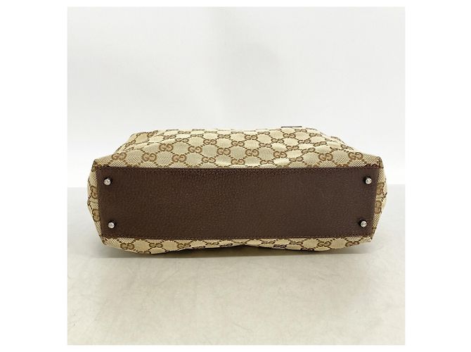 Borsa Gucci in tela GG marrone - vista 3