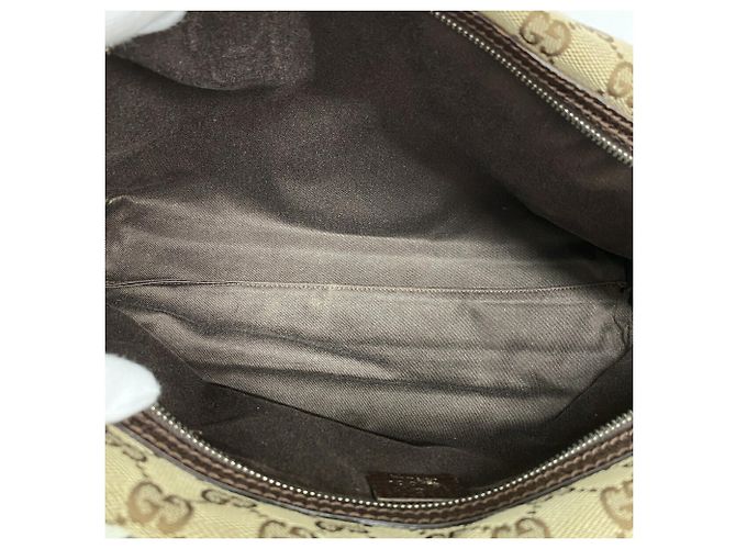 Borsa Gucci in tela GG marrone - vista 4