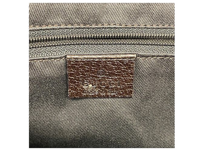 Borsa Gucci in tela GG marrone - vista 5