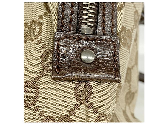 Borsa Gucci in tela GG marrone - vista 8