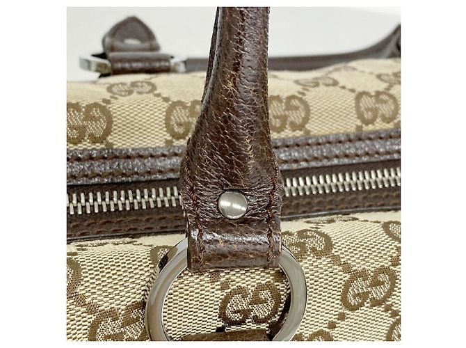 Borsa Gucci in tela GG marrone - vista 9