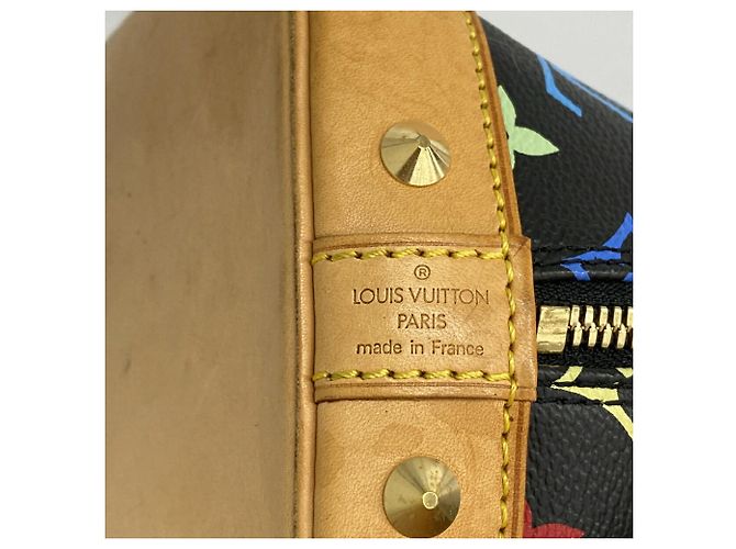 Louis Vuitton Alma Monogram Handtasche Schwarz - Ansicht 5