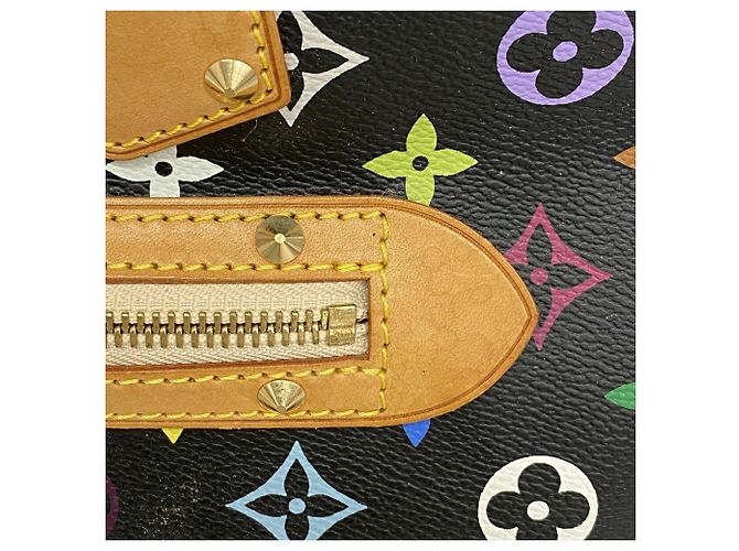 Louis Vuitton Alma Monogram Handtasche Schwarz - Ansicht 9