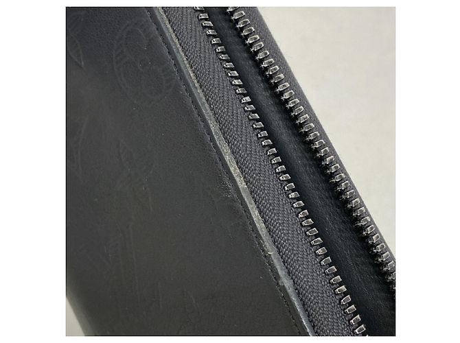 Louis Vuitton Monogram Shadow Zippy Wallet Black - view 7
