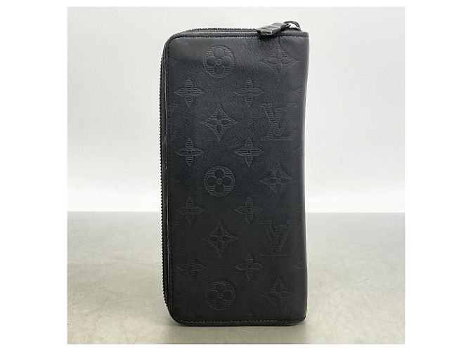 Louis Vuitton Monogram Shadow Zippy Wallet Black - view 9