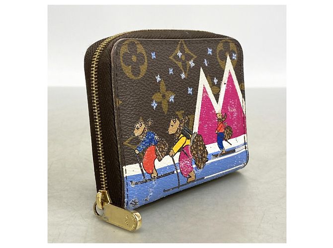 Monedero Zippy Monogram Louis Vuitton Castaño - vista 2