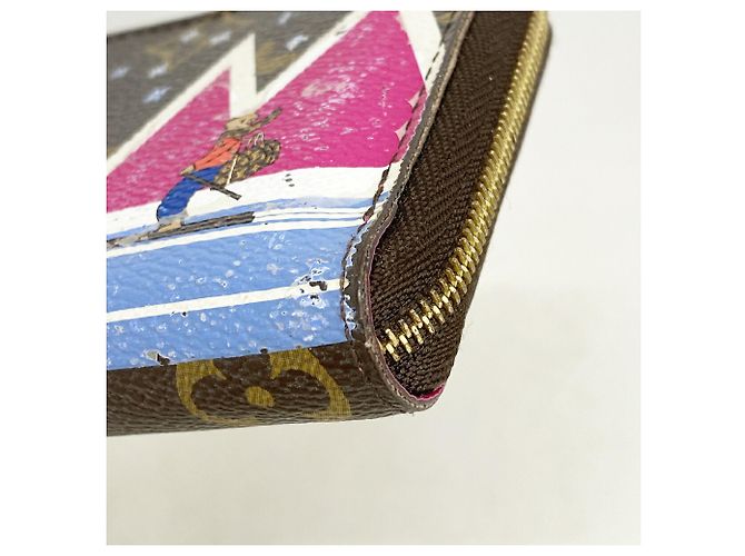 Monedero Zippy Monogram Louis Vuitton Castaño - vista 5
