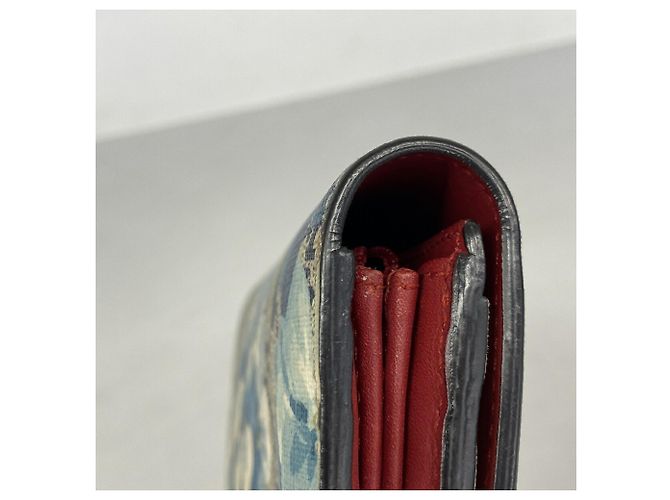 Cartera larga Gucci GG Blooms Azul marino - vista 7
