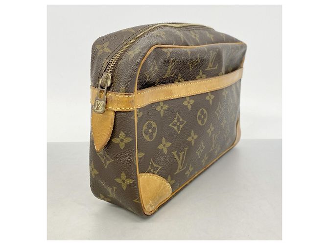 Sac pochette Louis Vuitton Monogram Compiegne 28 Marron - vue 2