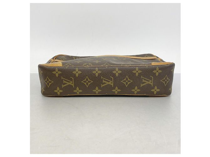Sac pochette Louis Vuitton Monogram Compiegne 28 Marron - vue 3