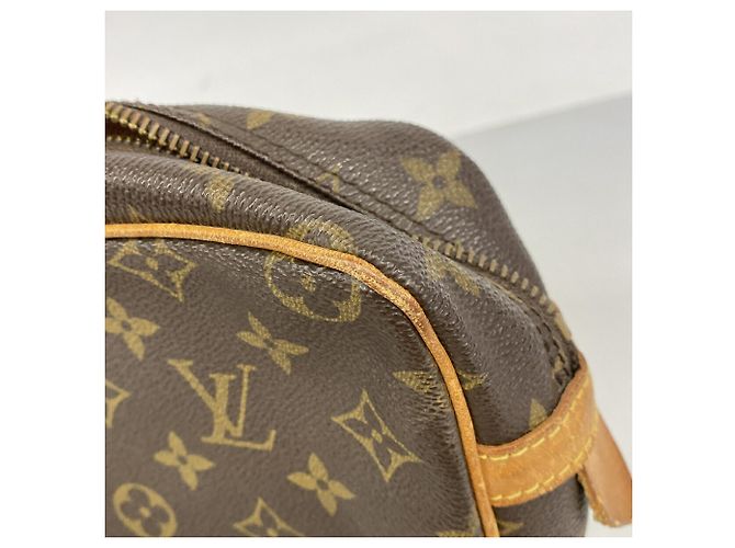 Sac pochette Louis Vuitton Monogram Compiegne 28 Marron - vue 6