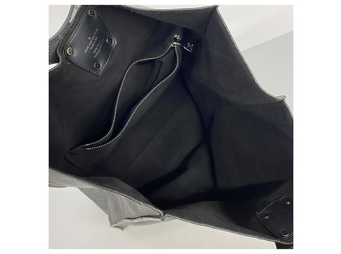 Borsa Tote Split Louis Vuitton Monogram Eclipse M43816 Marrone Nero - vista 4