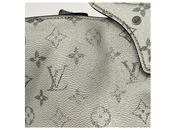 Borsa Tote Split Louis Vuitton Monogram Eclipse M43816 Marrone Nero - vista 9