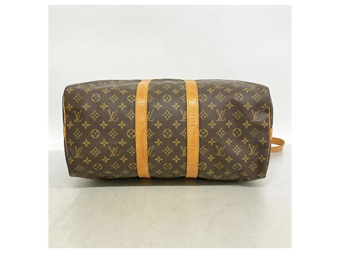 Keepall Borsa Boston Louis Vuitton Marrone - vista 3