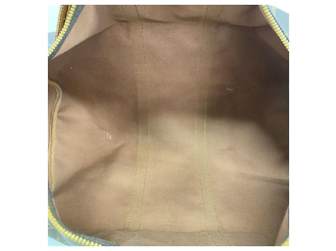 Keepall Borsa Boston Louis Vuitton Marrone - vista 4