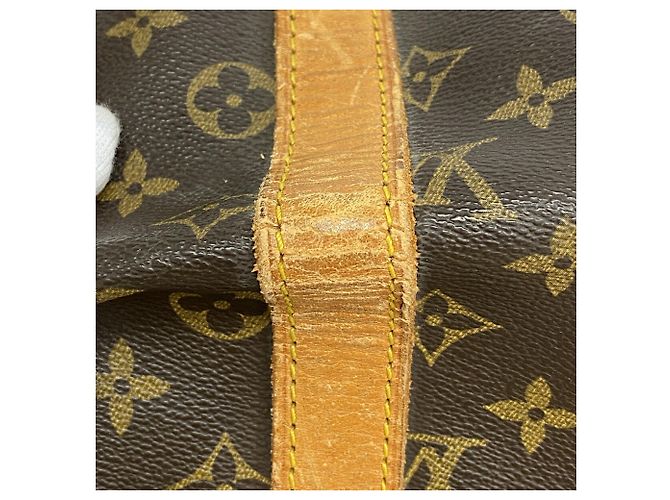 Keepall Borsa Boston Louis Vuitton Marrone - vista 6