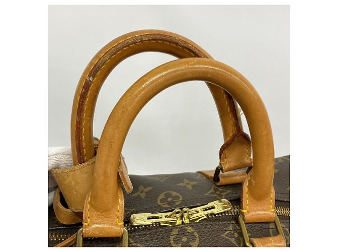 Keepall Borsa Boston Louis Vuitton Marrone - vista 9