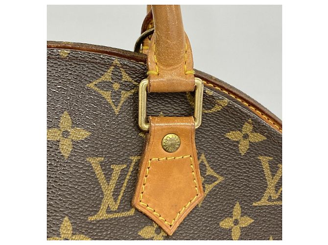 Borsa Louis Vuitton Monogram Ellipse MM Marrone - vista 10