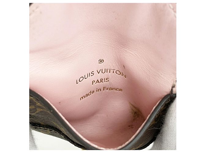 Louis Vuitton Monogram Portefeuille Kirigami Keychain Charm Marrone - vista 2