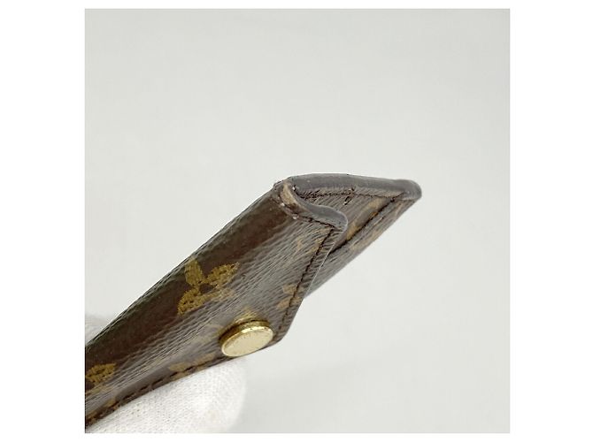 Louis Vuitton Monogram Portefeuille Kirigami Keychain Charm Marrone - vista 3