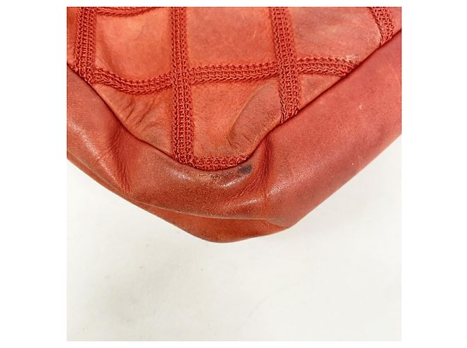 Borsa a tracolla Chanel Wild Stitch rossa Rosso - vista 7