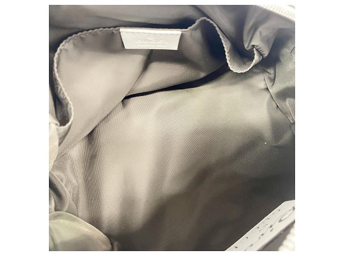 Pouch Gucci in pelle bianca Bianco - vista 4