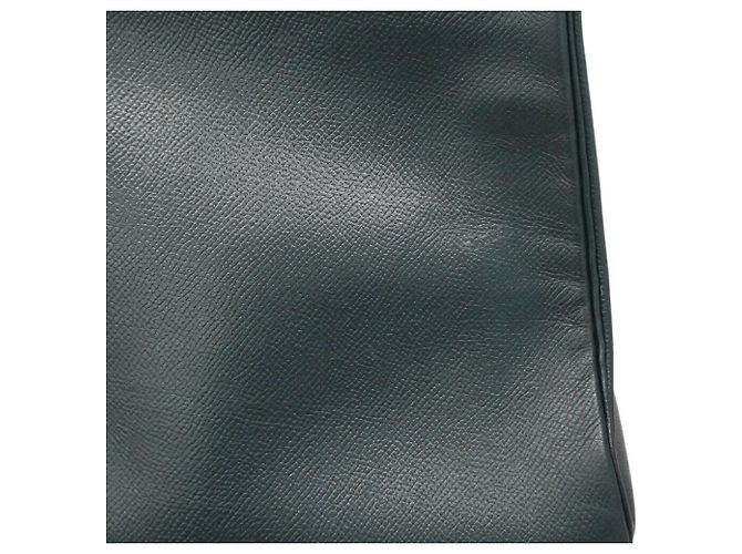 Hermès Borsa Hermes Kelly 32 in pelle Courchevel Navy Blu navy - vista 9